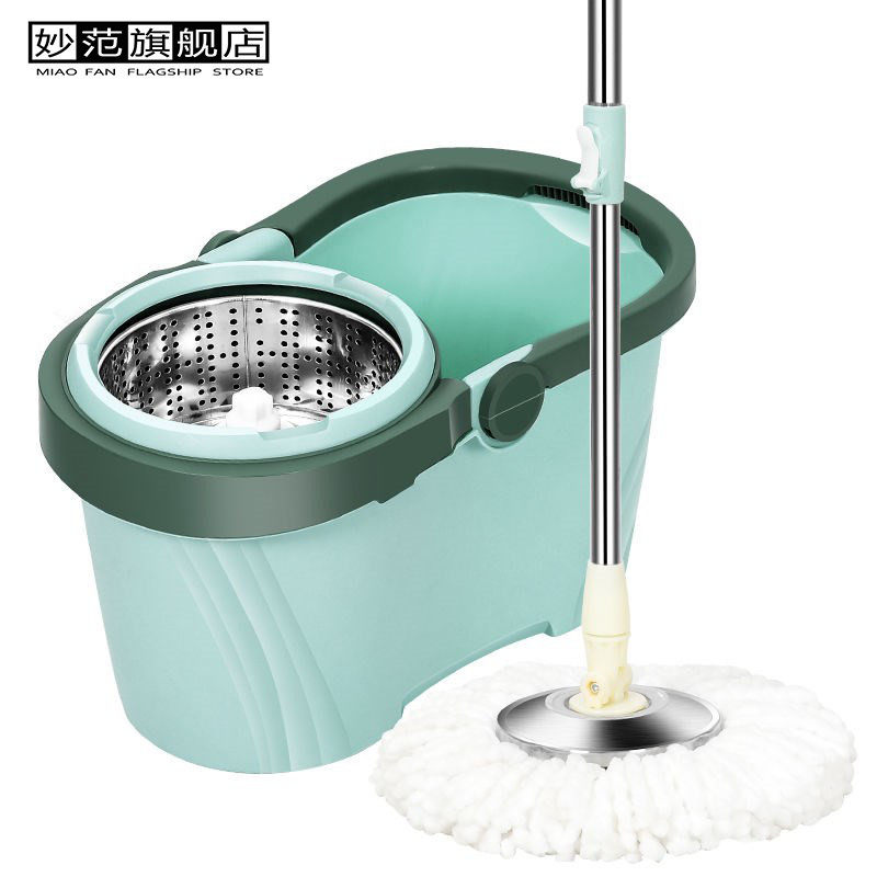 拖把家用免手旋转带桶省力一拖净宿舍甩干地懒人旋转拖把