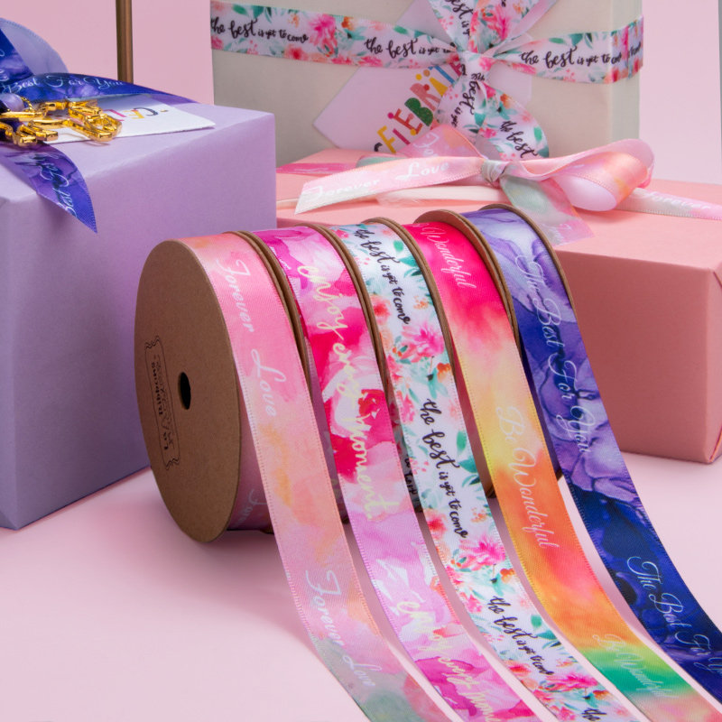 生日快乐蛋糕彩带绑带鲜花装饰绸带缎带情人节礼物礼品盒包装丝带