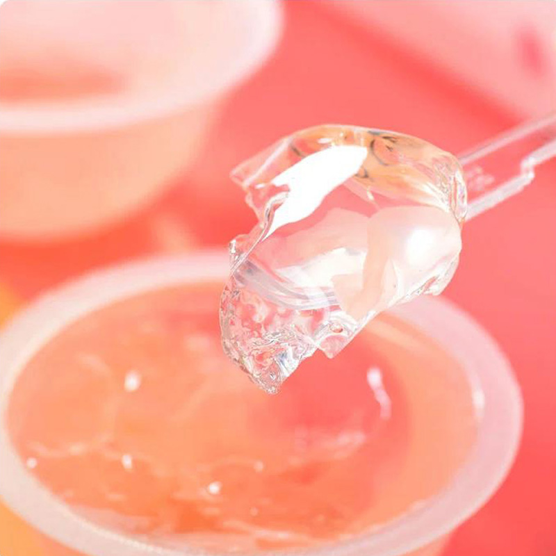 淘吉日式樱花果冻布丁3杯装1盒女生高颜值少女果冻