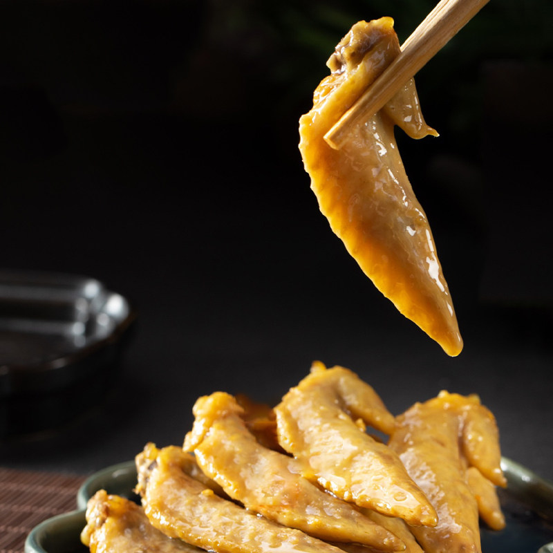 鸡翅客商永兴盐焗广东梅州客家特产梅县盐局鸡肉零食