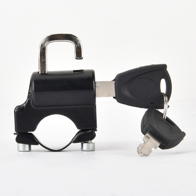 电动摩托车头盔锁电瓶车锁防盗神器车头固定安全帽子通用防撬锁头