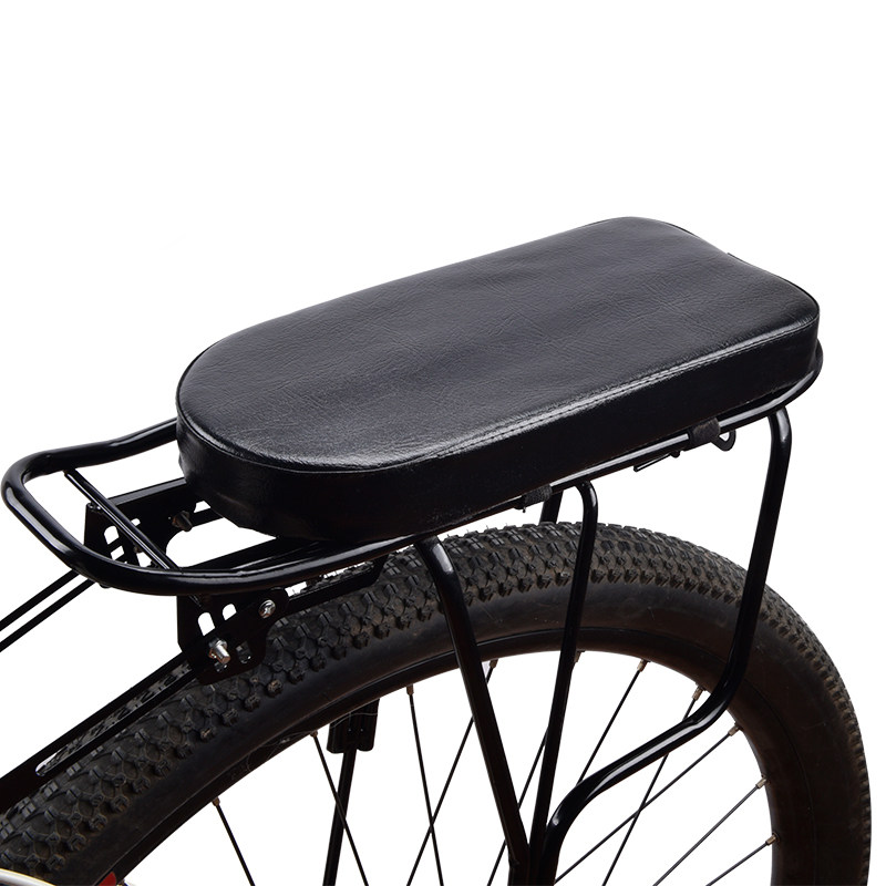 自行车后座坐垫山地车载人软舒适后座架货架座垫后置儿童座椅配件