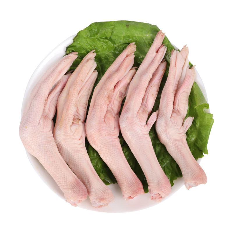 新鲜大鹅冷冻冰鲜鹅脚鹅肉2斤鹅掌包邮顺丰鹅肉