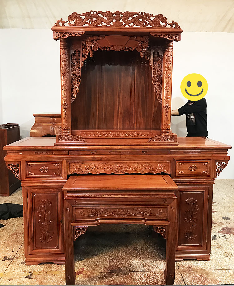黄花梨红木神台供桌供台家用中式佛桌香案佛台中堂财神柜菩萨佛龛