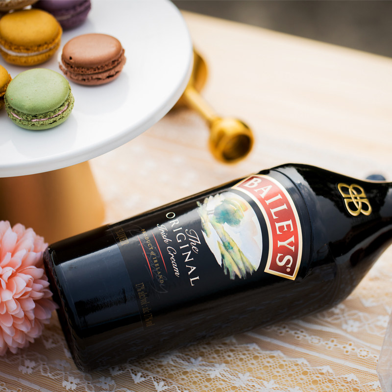 百利甜baileys爱尔兰原装配制奶油草莓咖啡利口力娇甜酒700ml瓶装