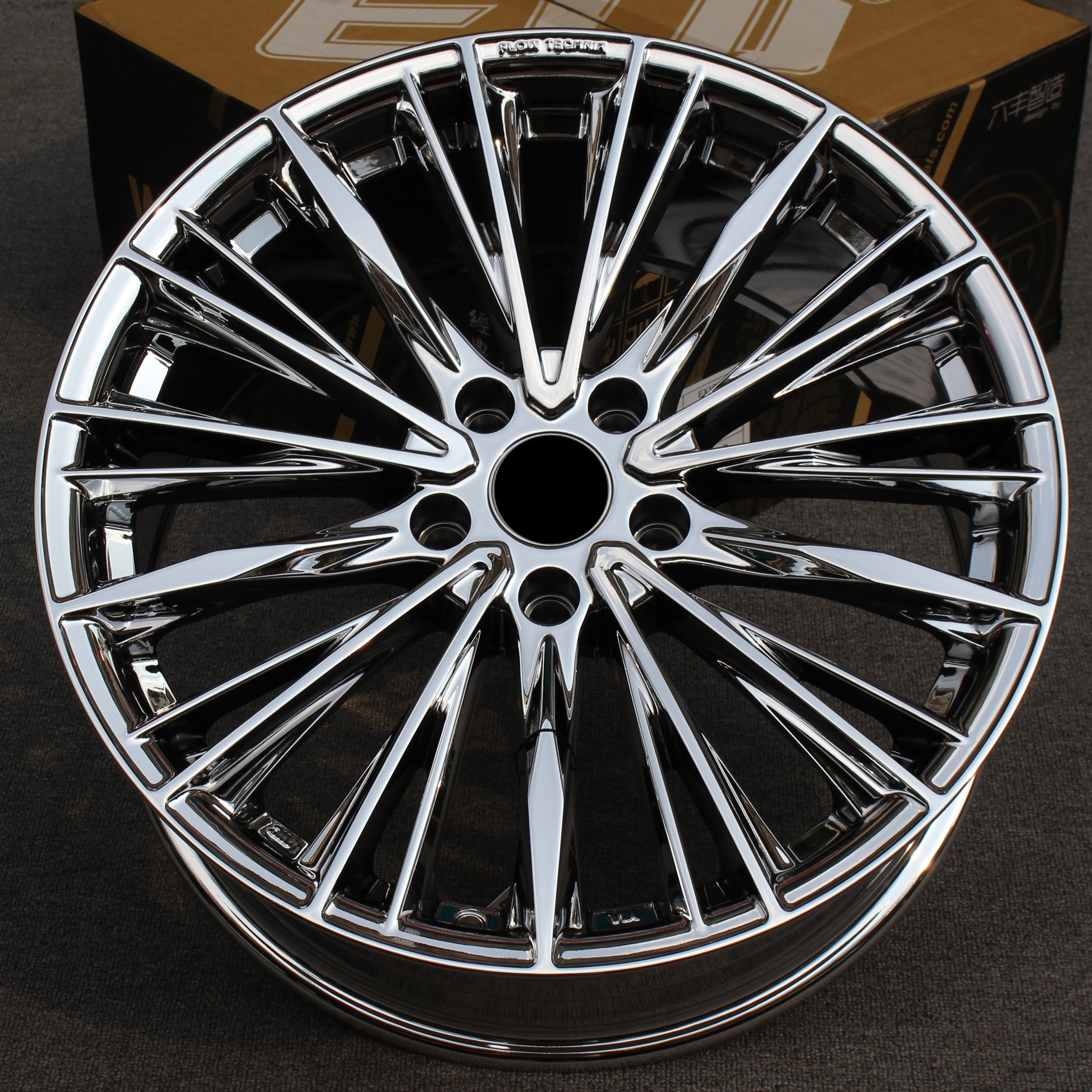 1819寸电镀旋压改装轮毂适合埃尔法艾力绅奥德赛a6普瑞维亚奔驰s