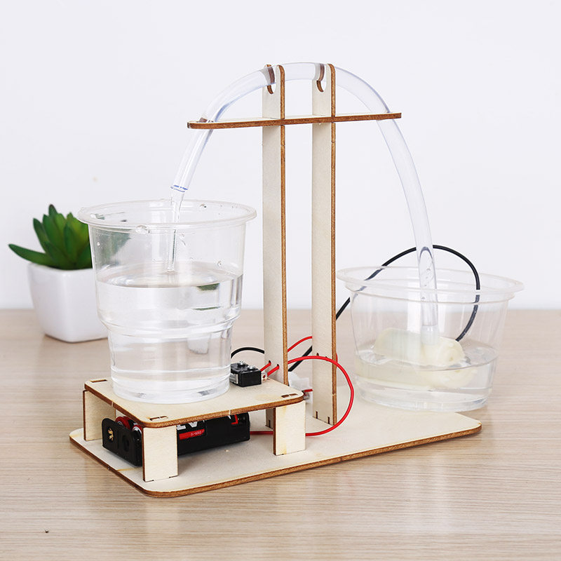 科技制作小发明自动饮水机学生手工作业自制材料科学实验