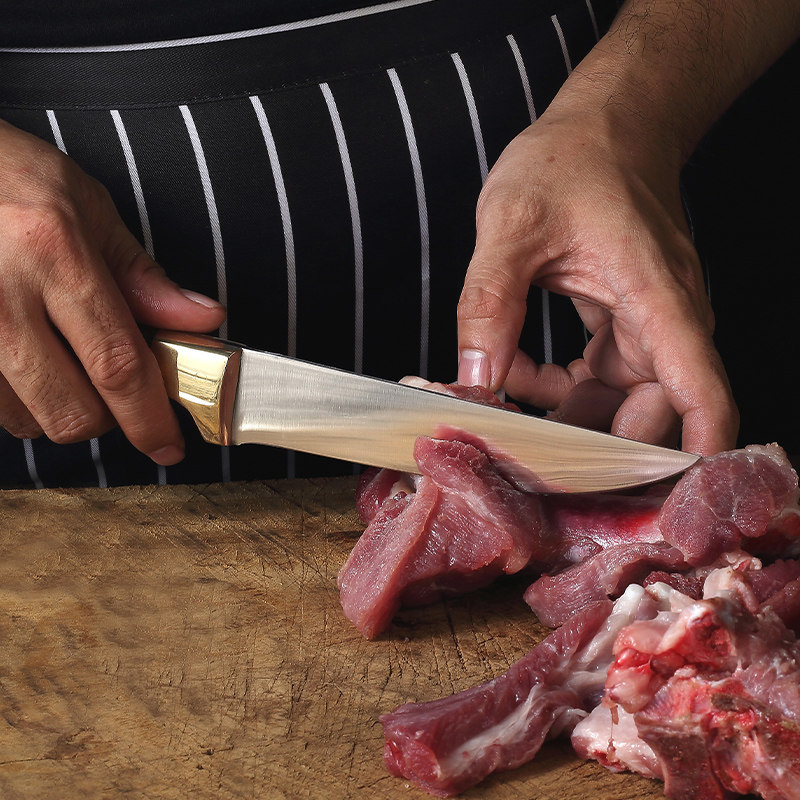 德国手工锻打杀猪刀具专用杀羊卖肉猪肉专业剔肉剃骨分割屠夫尖刀