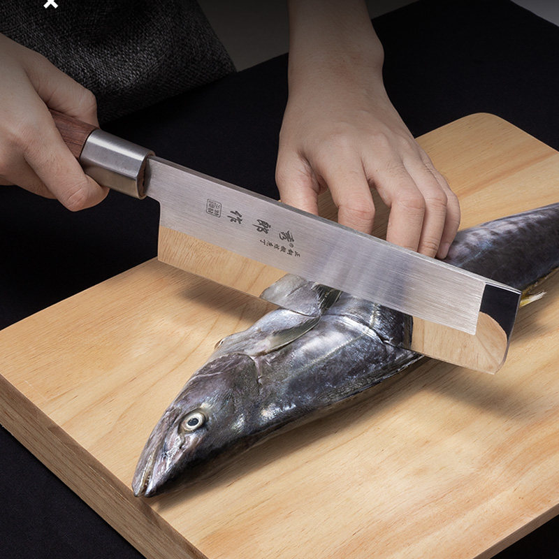 日式料理寿司刀专业三文鱼刀切鱼杀鱼刀具厨房刺身片鱼生鱼片专用