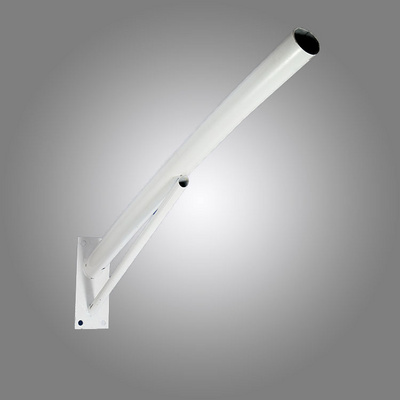 厂家led路灯支架挑臂灯杆电线杆灯臂抱箍吸墙铁杆1米15包邮定做