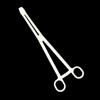 一次性无菌卵圆消毒25cm宫颈妇科钳子灭菌海绵独立包装镊子