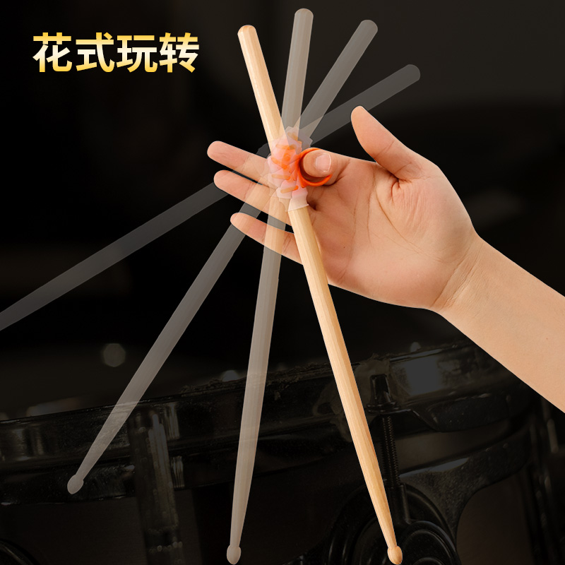 辅助器鼓棒架子架子鼓鼓鼓控制防滑套转神器送汉鼓棒
