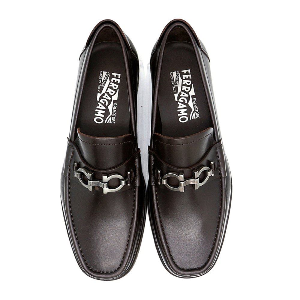 香港直邮salvatore ferragamo菲拉格慕男士皮革乐福鞋男鞋