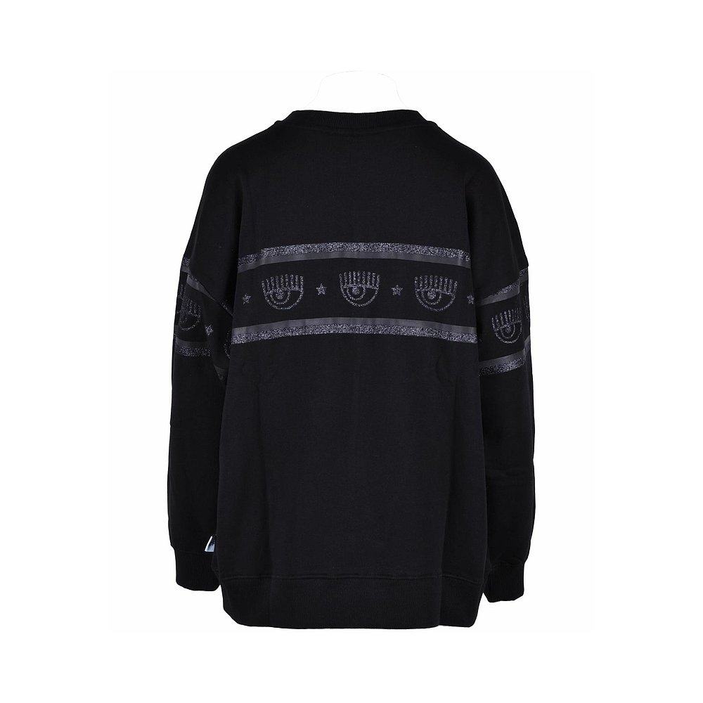 女士香港直邮潮奢chiaraferragni黑色卫衣卫衣