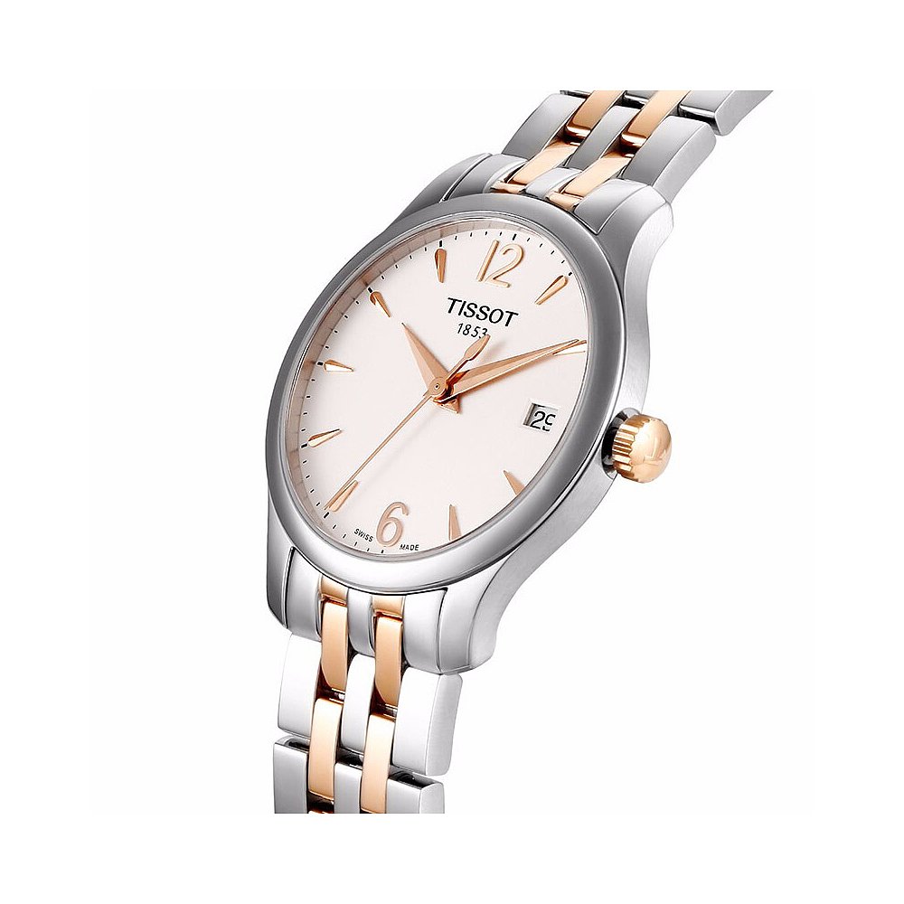 香港直邮天梭tissot瑞表俊雅系列石英钢带女表日韩腕表