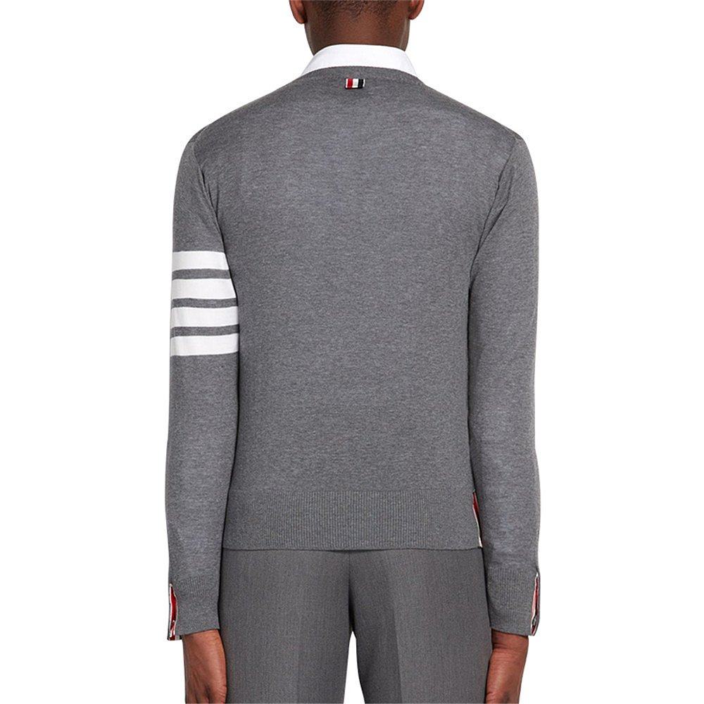 香港直邮thombrowne汤姆布朗毛衣男士条纹圆领针织衫