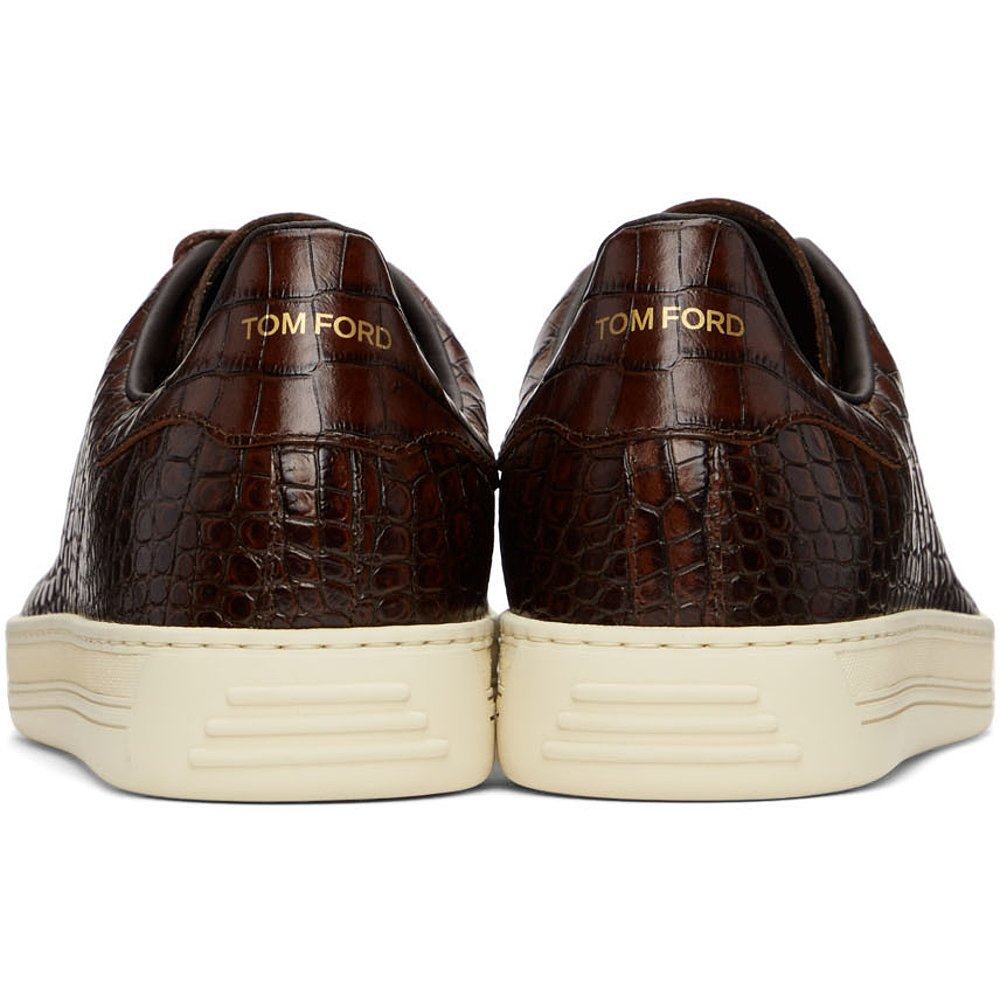 香港直邮潮奢tomford男士tomford棕色warwick时尚休闲鞋