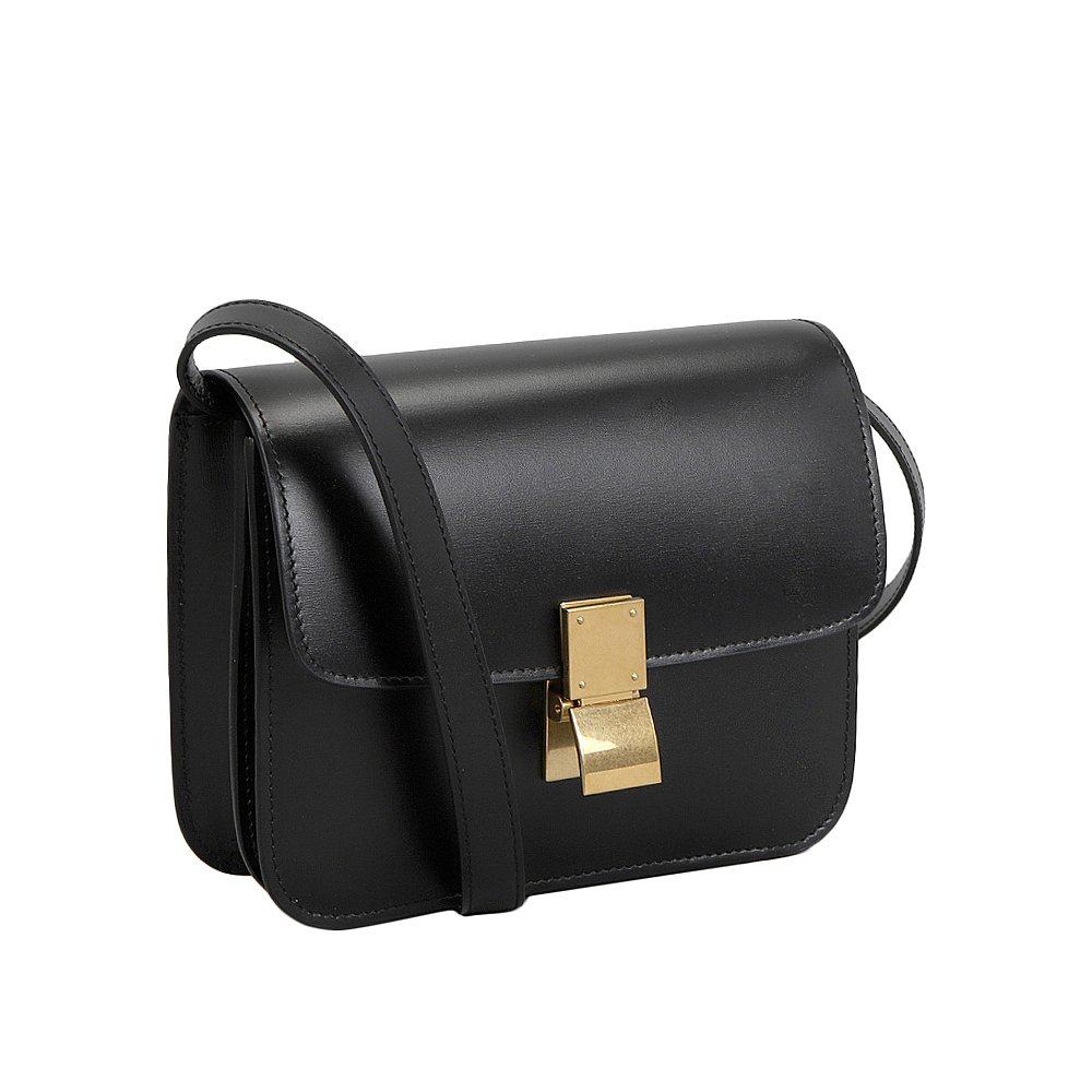 香港直邮celine女士classic系列boxteenclassic黑色单肩包192