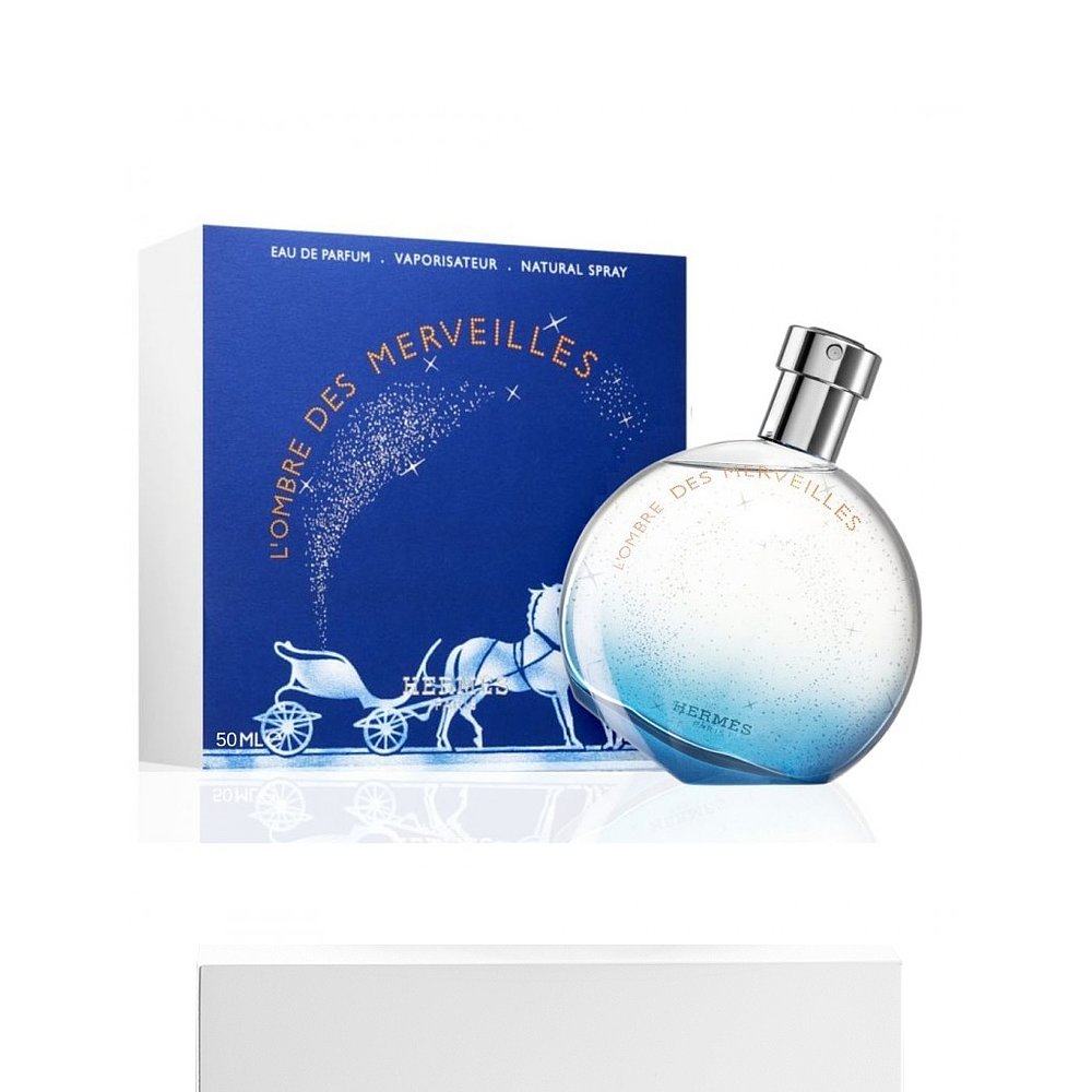 香港直邮hermes爱马仕蓝色暗影橘彩浓香水50ml持久留香