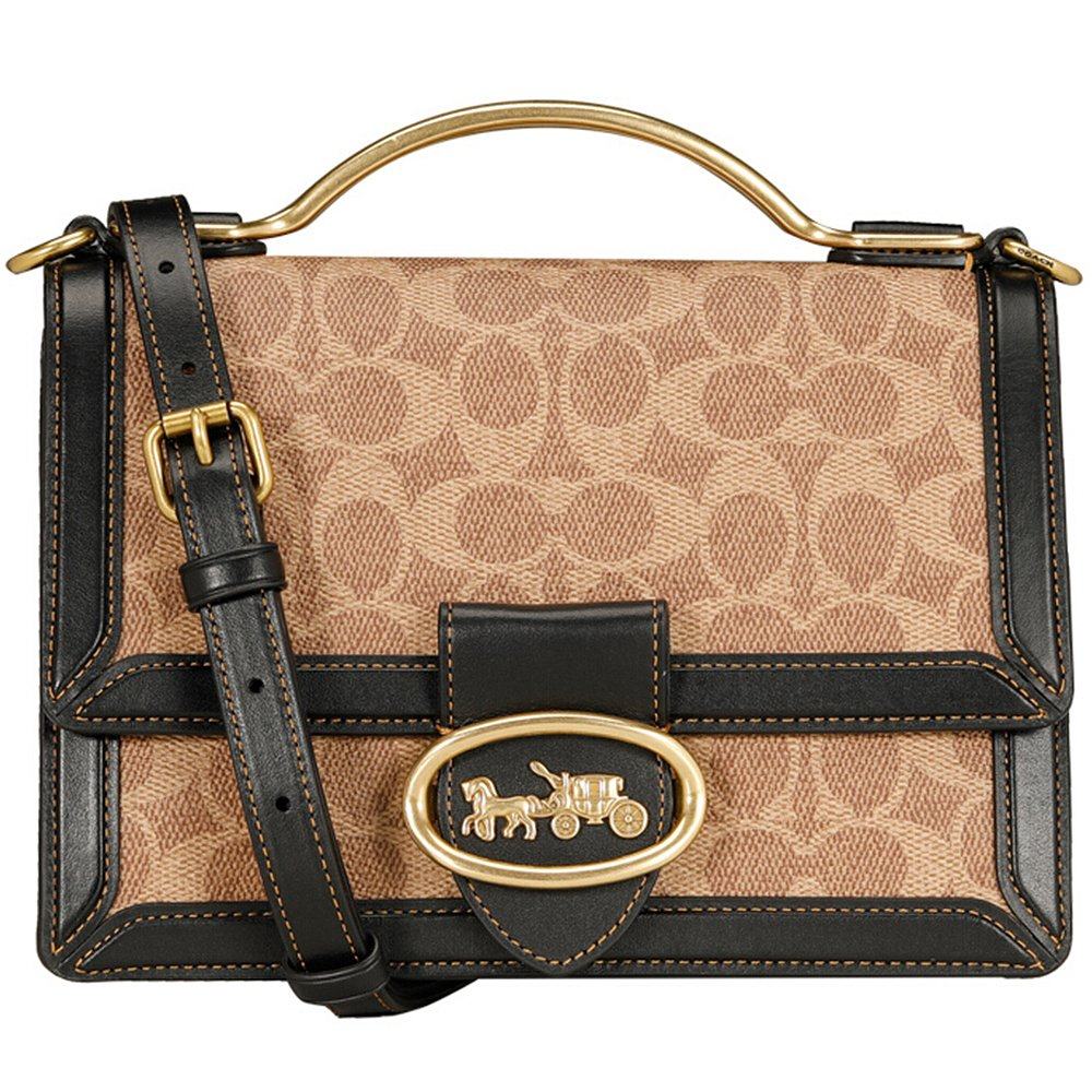 香港直邮coach蔻驰女士哈顿风琴riley系列马车通用款女包