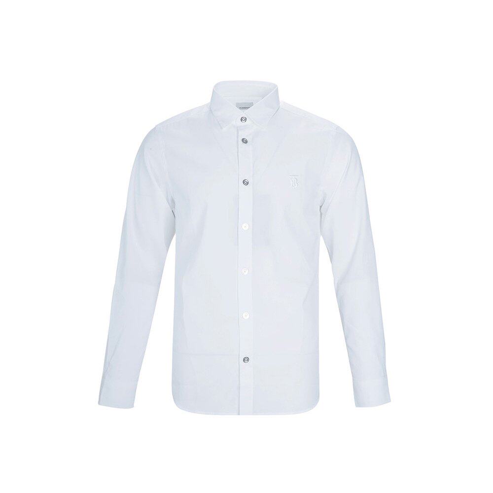 香港直邮burberry巴宝莉白色男士衬衫8028558衬衫