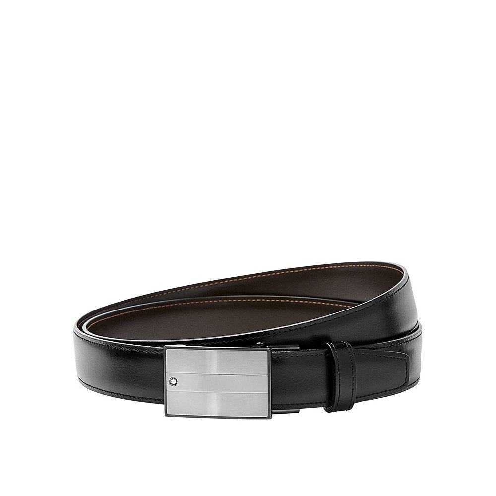 香港直邮montblanc万宝龙棕色腰带男士114385腰带