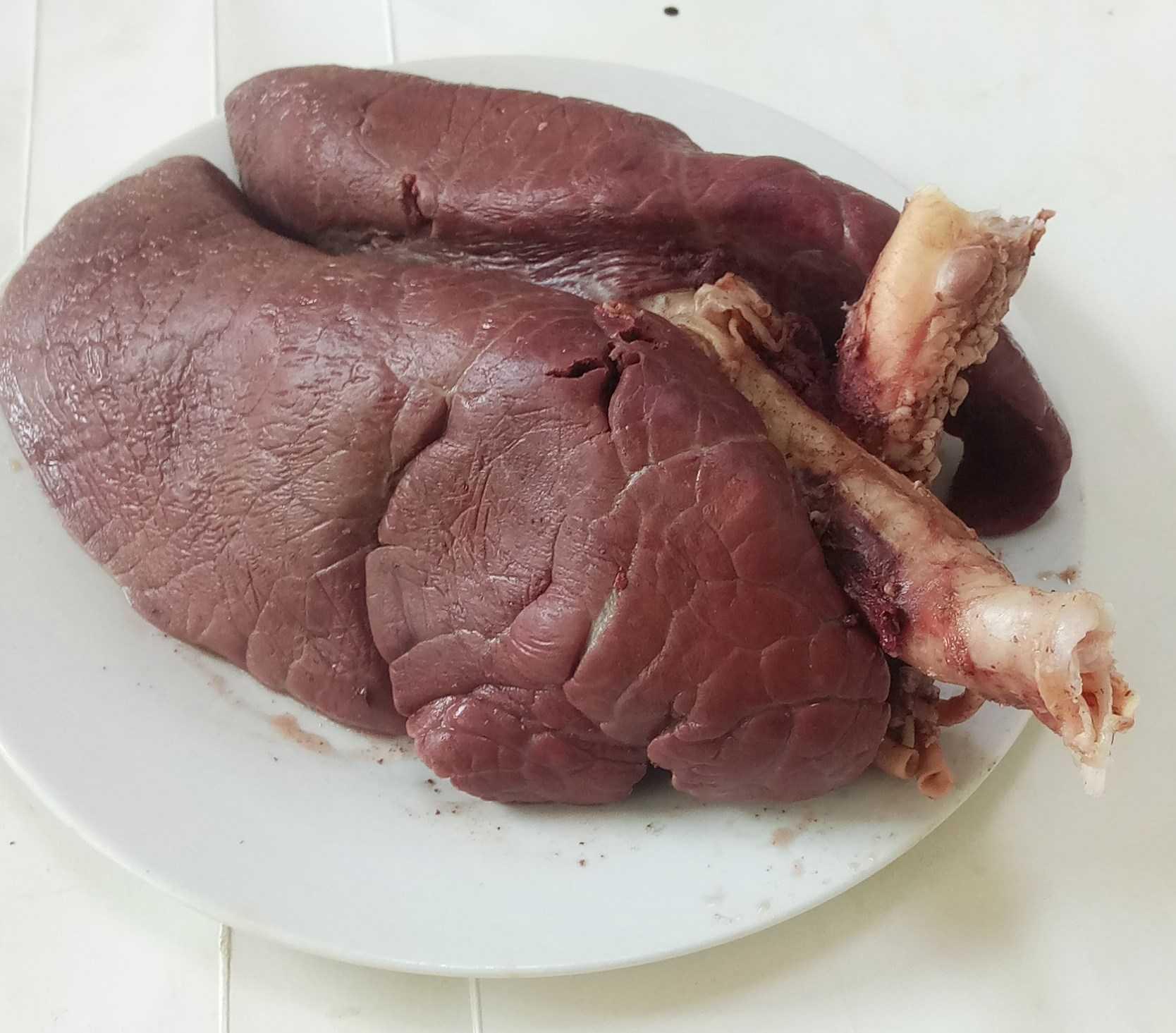 2斤五香猪肺卤猪肺肺头熟食即食真空下酒凉菜补虚补肺免洗熟猪优