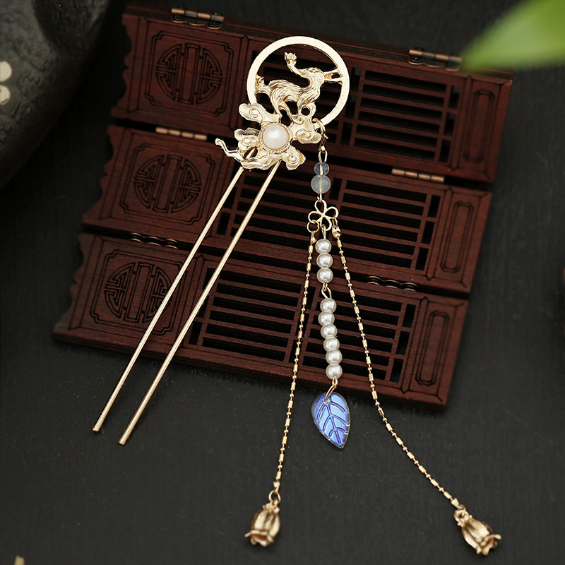 古风汉服发饰头饰流苏步摇超仙气发钗簪古代发饰