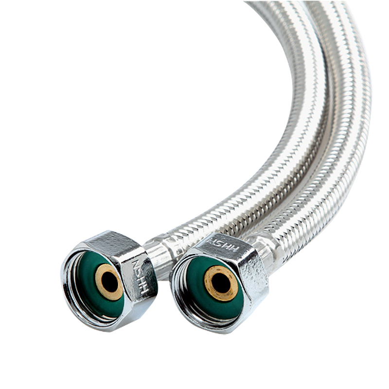 软管hhsn辉煌配件4分不锈钢编织马桶热水器龙头进水软管
