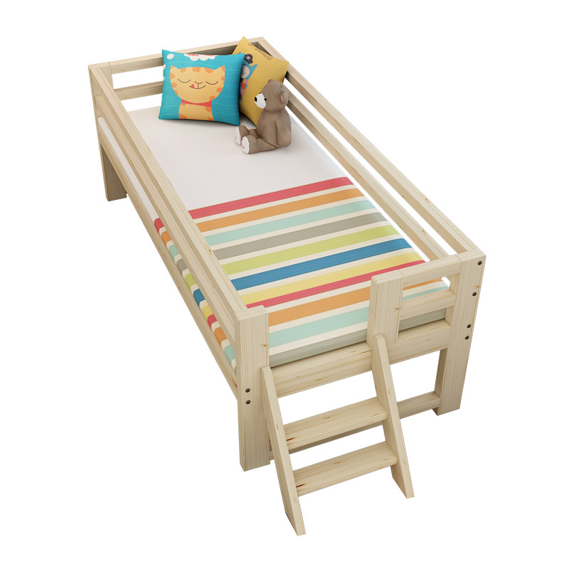 加宽床拼接床边大床带护栏小床实木儿童床定做拼床神器大人缘之恋