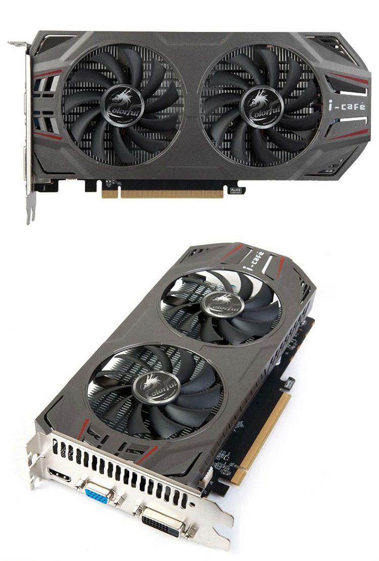 七彩虹影驰华硕750ti2g独显gtx9509602g4g独显吃鸡lol游戏显卡