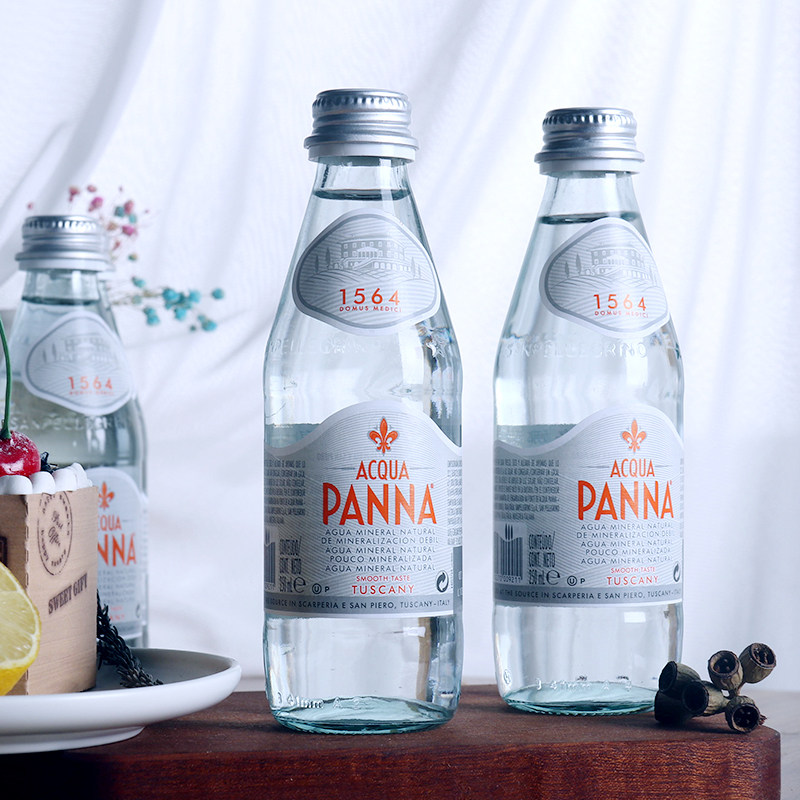 意大利panna普娜天然弱碱性进口婴儿矿泉水250ml24整箱饮用水