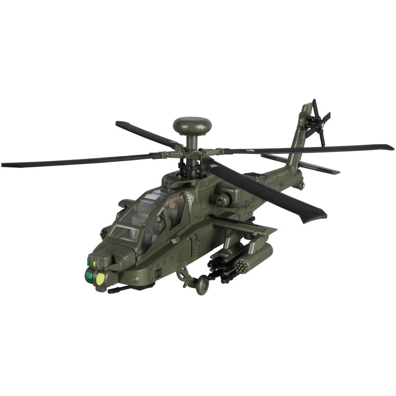 阿帕奇ah64武装直升飞机模型摆件航空合金仿真军事飞机模型
