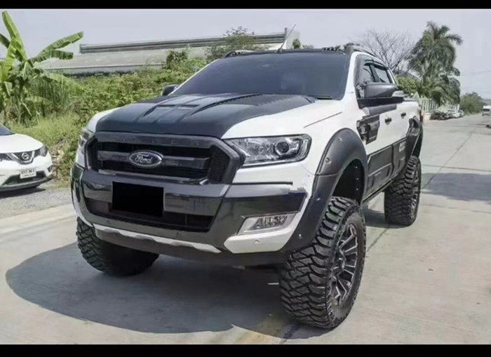 适用福特ranger皮卡撼路者越野改装泰版引擎装饰全车改装套件