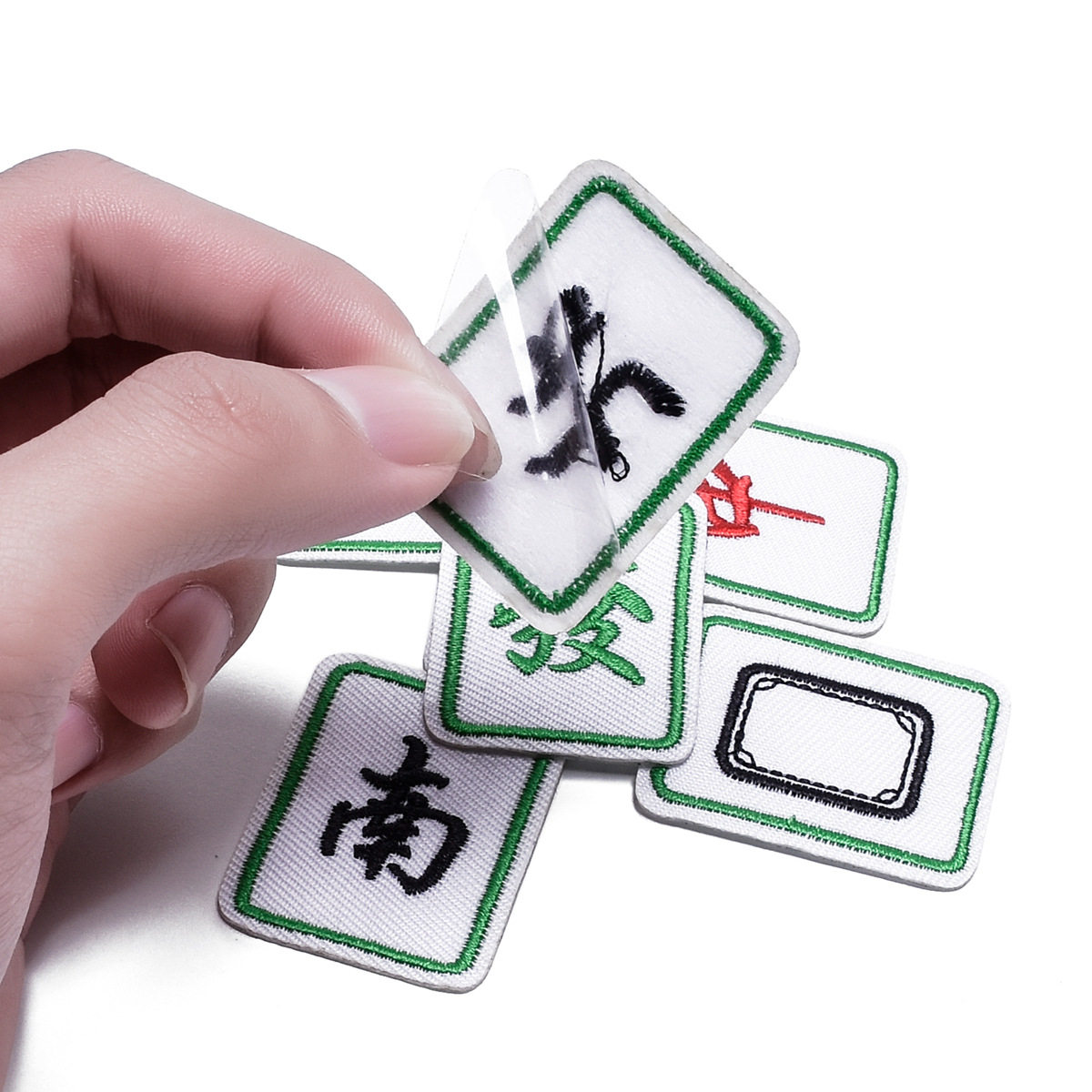 麻将3m花花贴花贴布装饰衣服毛衣服国风中国布贴