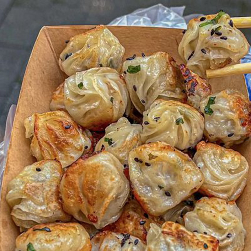 拇指网红半成品水煎包包子小包蒸煎特色锅贴包生煎包点