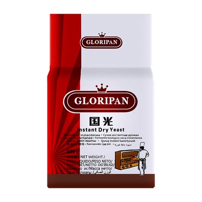 安琪国光高活性干酵母 500g包装 烘焙原料包子馒头烧饼酵母粉速发