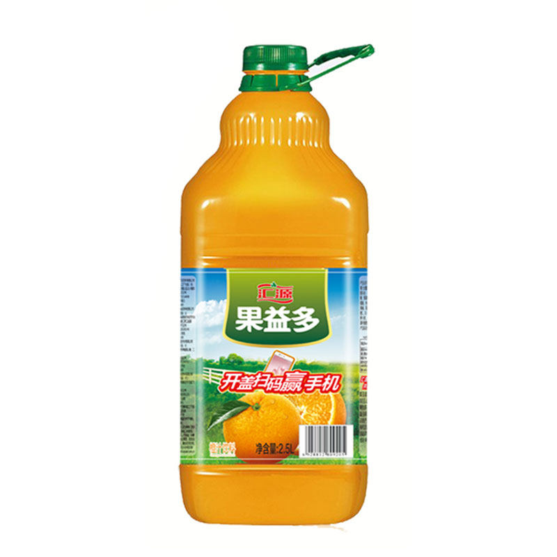 饮料橙汁汇源果汁益多25l饮品橙味大瓶果汁饮料纯果蔬汁