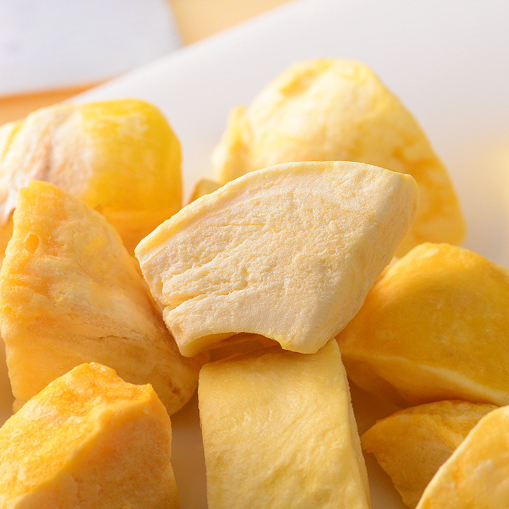 泰好吃泰国进口金枕头榴莲干冻干净重100g网红办公室休闲零食