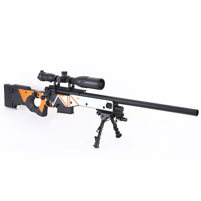 捷鹰awm软弹枪金属爆改尼龙抛壳男孩成人大号狙击吃鸡玩具模型枪