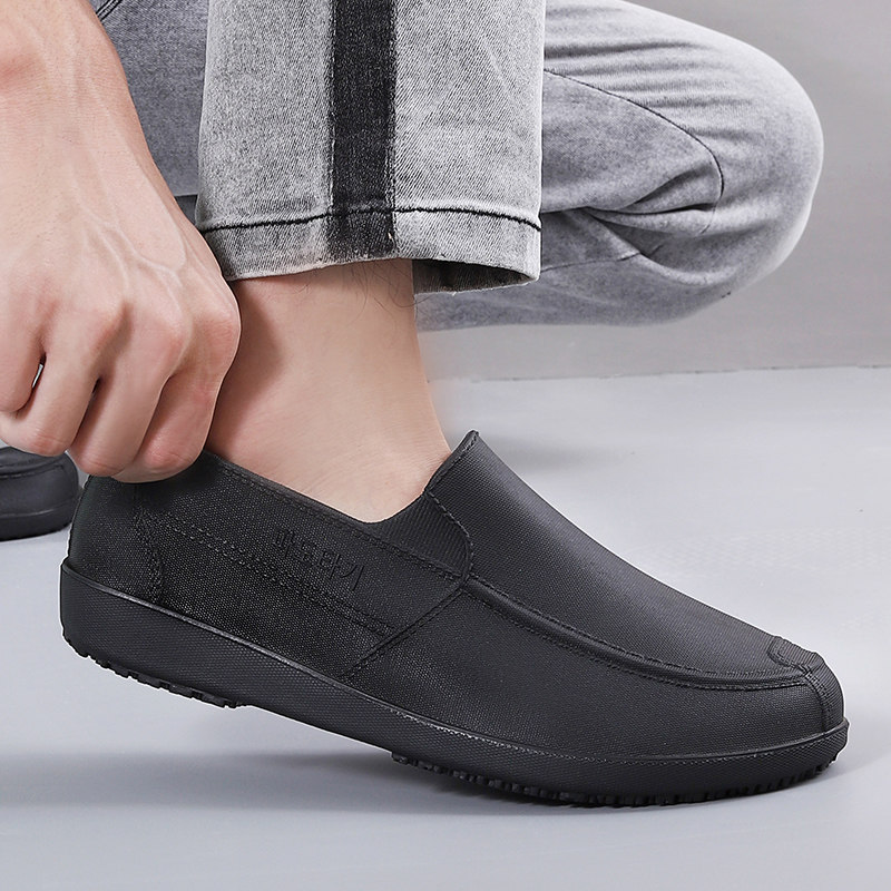 防水贤勋雨鞋男潮时尚款外穿短筒雨靴低帮防滑雨鞋