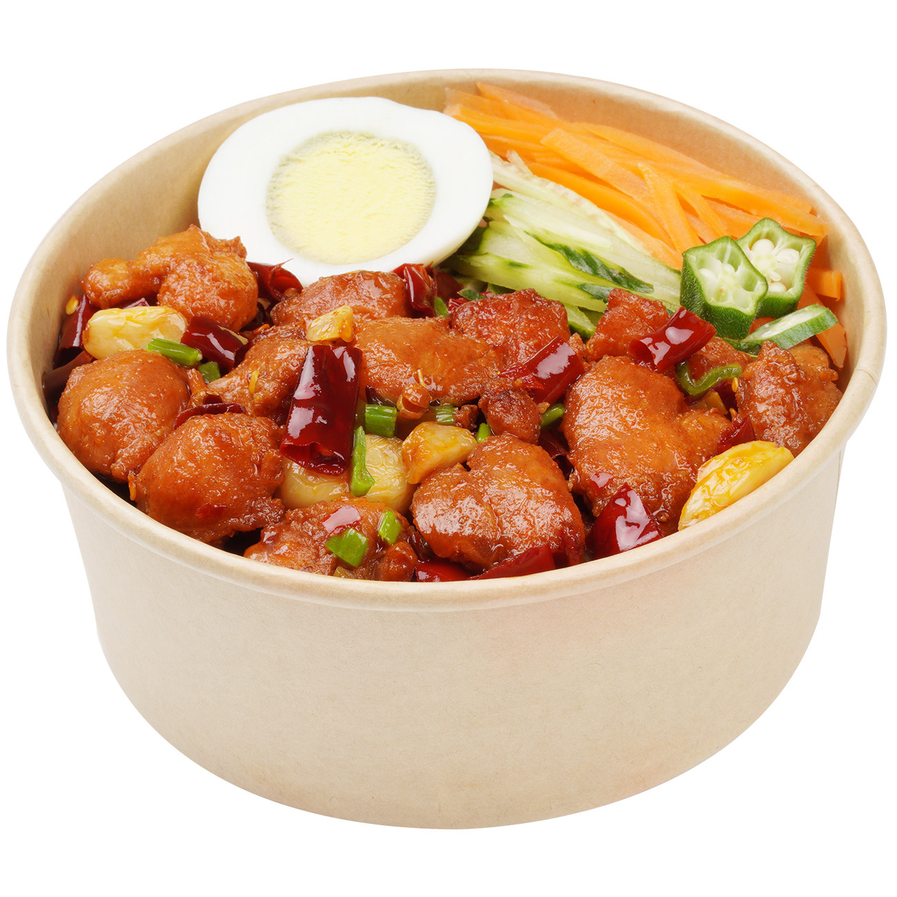 包速食料理快餐外卖180g椒蒜洋洋含杭子鸡辣子包装速食菜