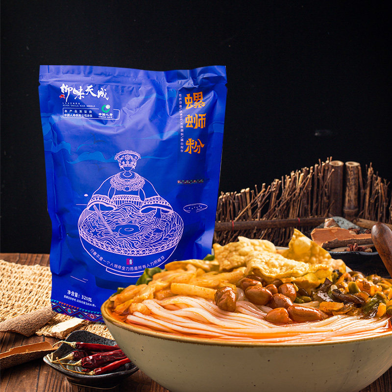 柳味天成螺蛳粉蓝320g袋装酸辣螺丝柳州特产螺蛳粉