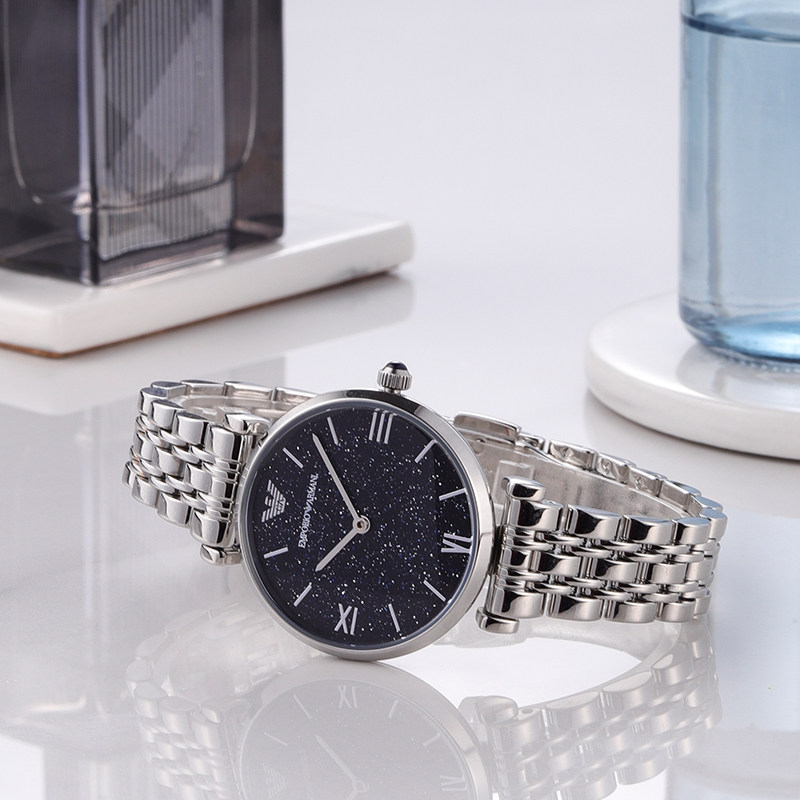 armani阿玛尼满天星官方正品时尚星空女士手表ar11091欧美腕表