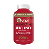 Qunol酋诺超级泛醇120粒还原型辅酶胶囊
