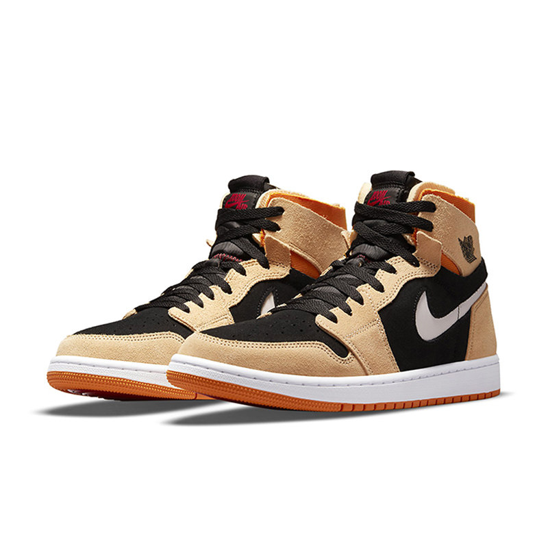 nike耐克airjordan1男aj1南瓜橙黄黄色复古篮球鞋