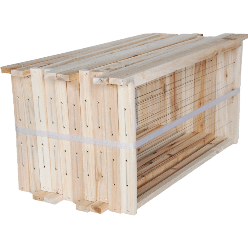 养蜂具工具中蜂标准杉木成品巢框蜜蜂专用蜂箱巢础全套巢框包邮