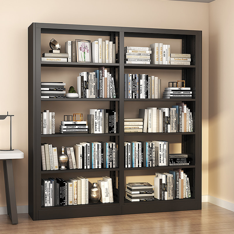 家用钢制铁艺书架现代简约学生儿童家庭图书馆书柜书架