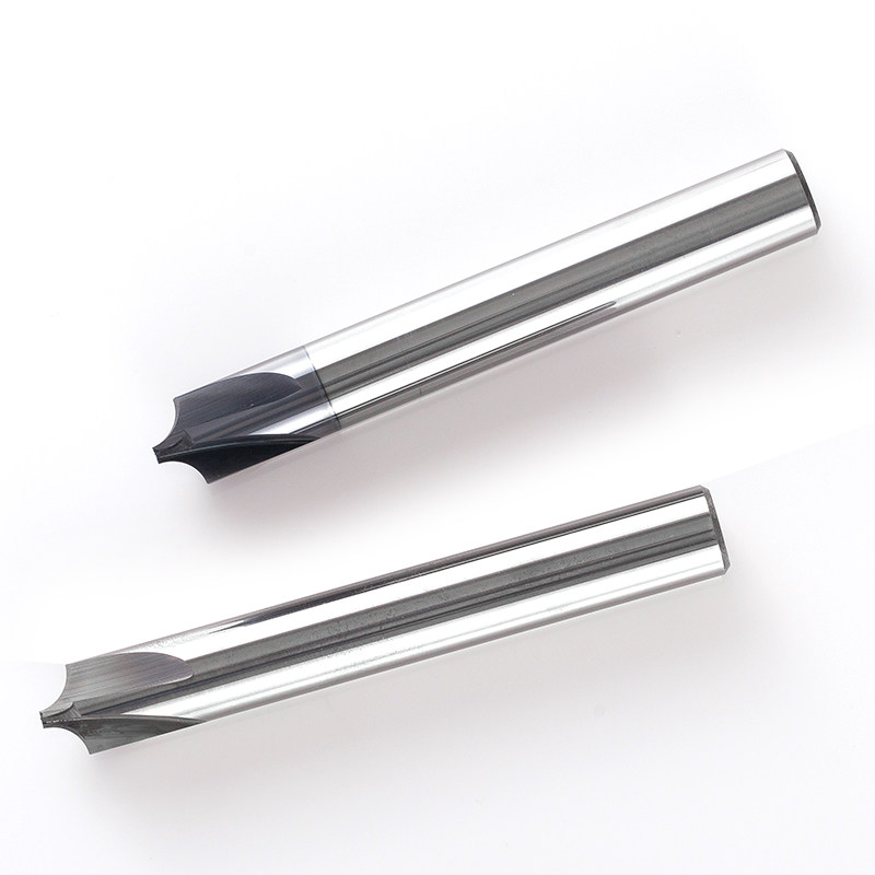 鲨鱼55度钨钢合金铣刀角铝涂层钢用圆弧刀倒角立铣刀