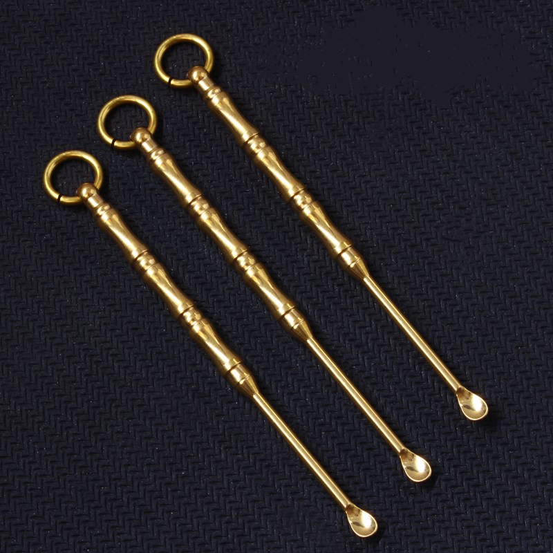 耳勺手工铜掏黄铜掏耳扒掏耳朵神器挖耳勺老式耳勺